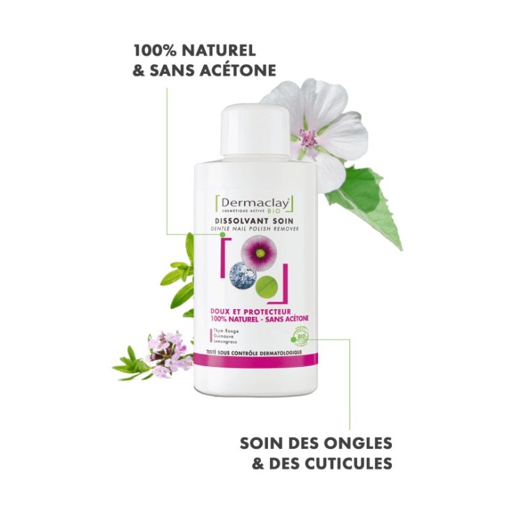 Dissolvant Soin Doux et Protecteur (125ml) Bio