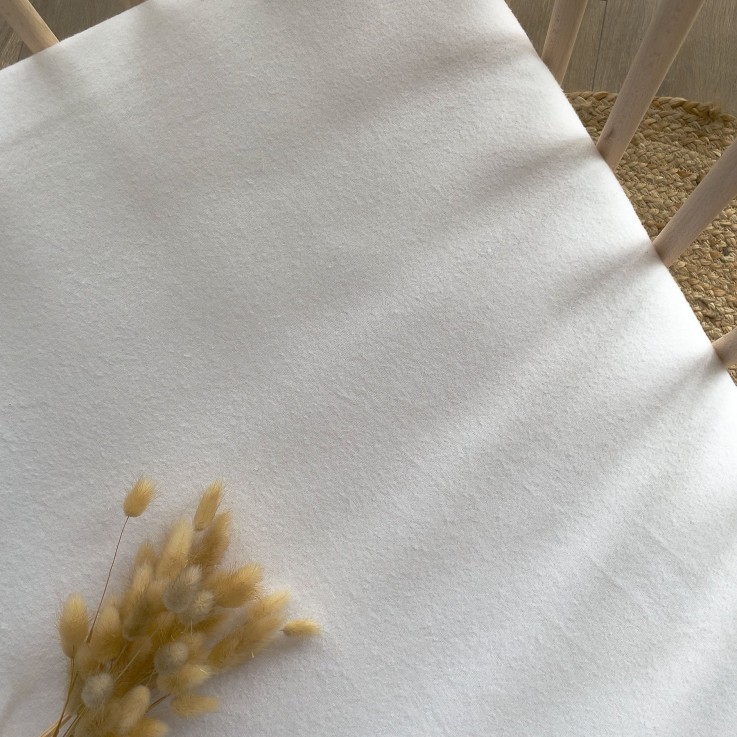 Protège matelas bébé flanelle de coton bio