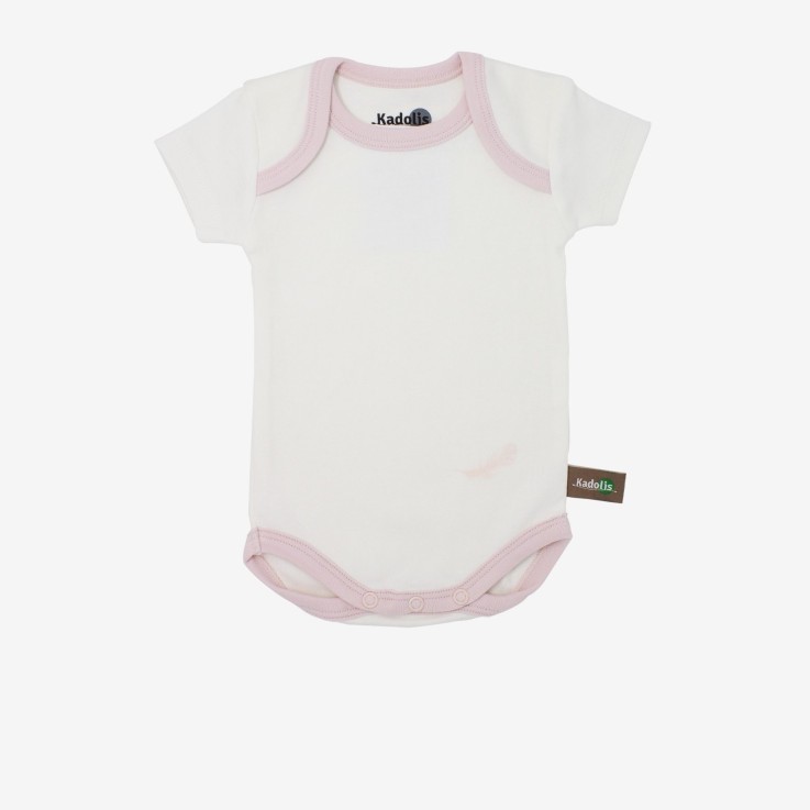 Body manches courtes en Coton Bio à motifs plumes (lot de 3)