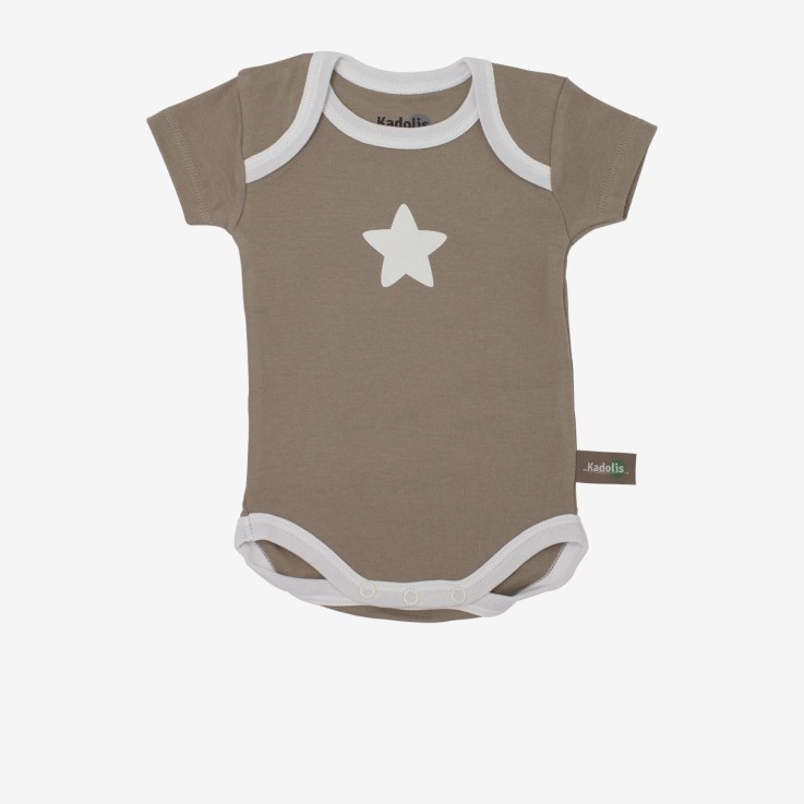 Body manches courtes en Coton Bio à motifs étoiles (lot de 3)