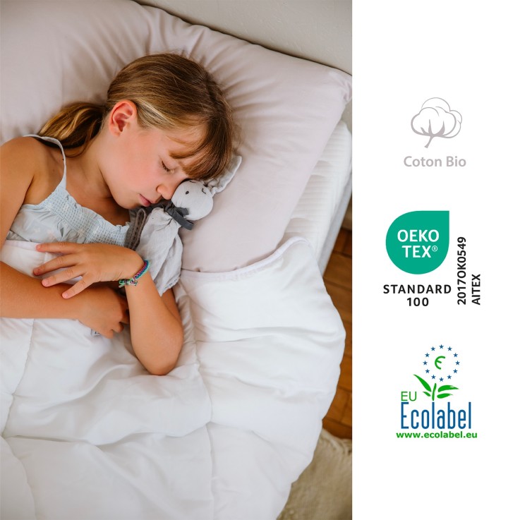 Couette Enfant Maui Enveloppe Coton Bio - Version Légère