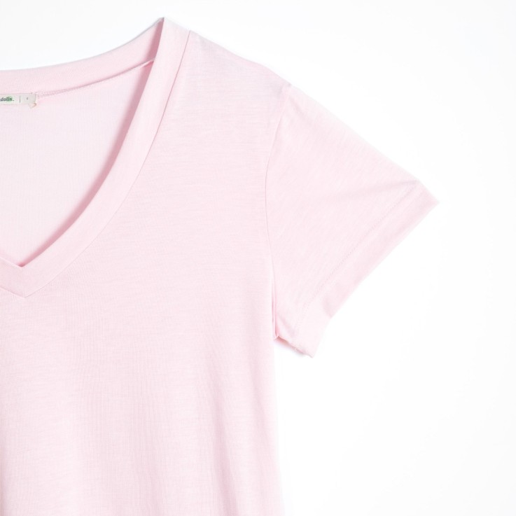 Haut de pyjama femme en Coton Bio et TENCEL™ Sonora