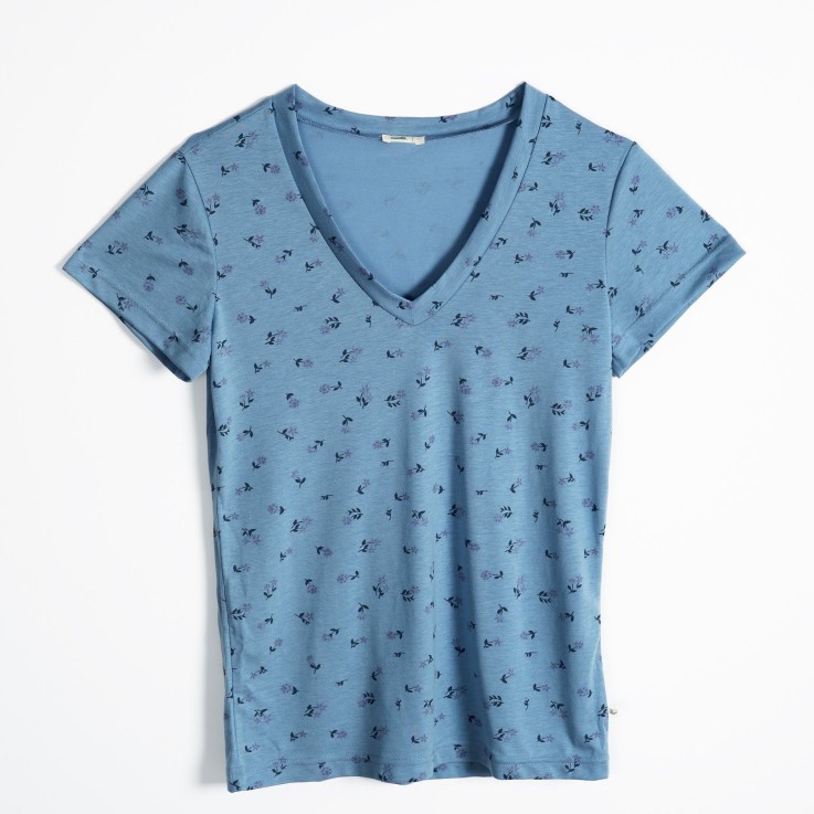 Haut de pyjama femme en Coton Bio et TENCEL™ Sonora