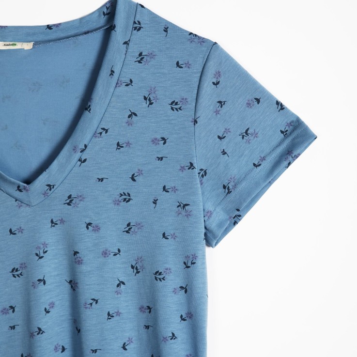 Haut de pyjama femme en Coton Bio et TENCEL™ Sonora