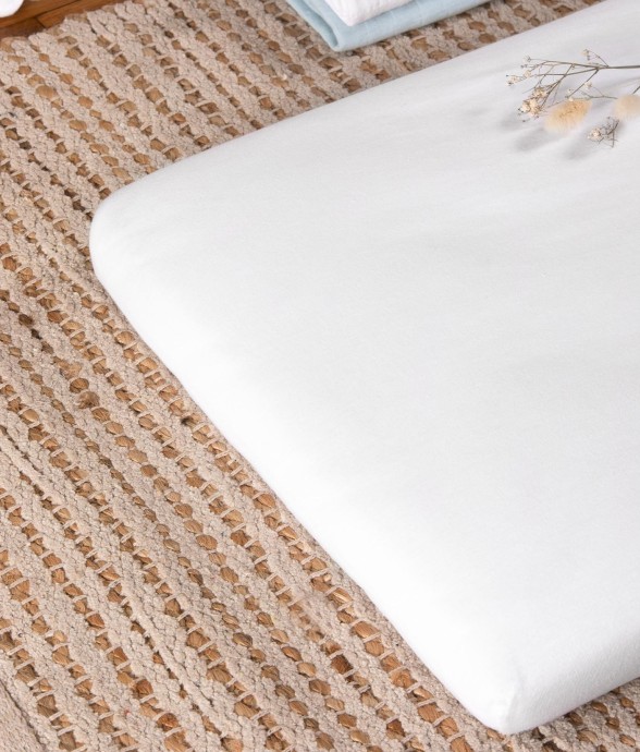 Drap housse Coton Bio...