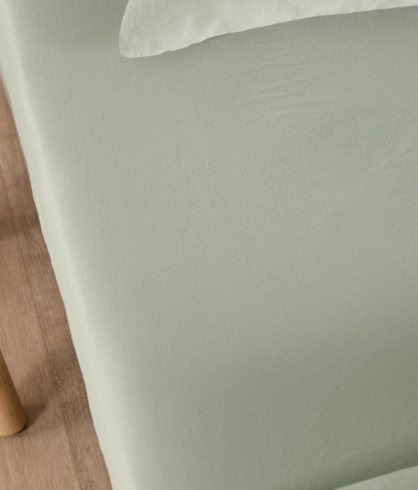 Drap housse Satin de Coton...