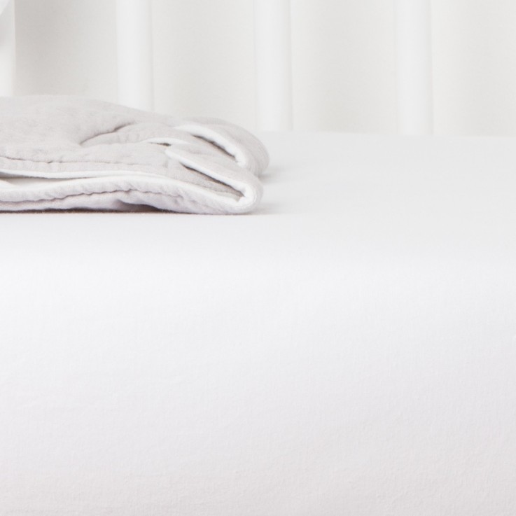 Drap housse Coton Bio jersey pour lit Bébé