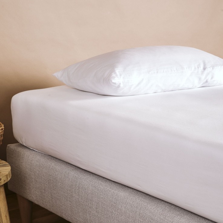 Drap housse 1 personne pur Coton Bio
