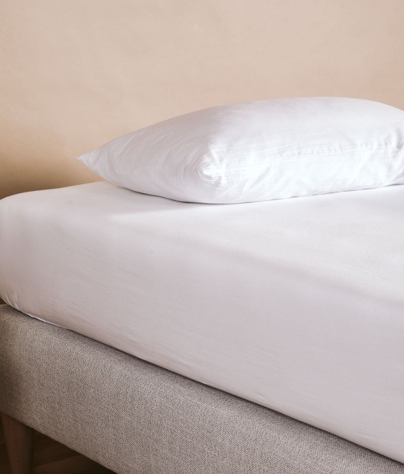 Drap housse 1 personne pur...