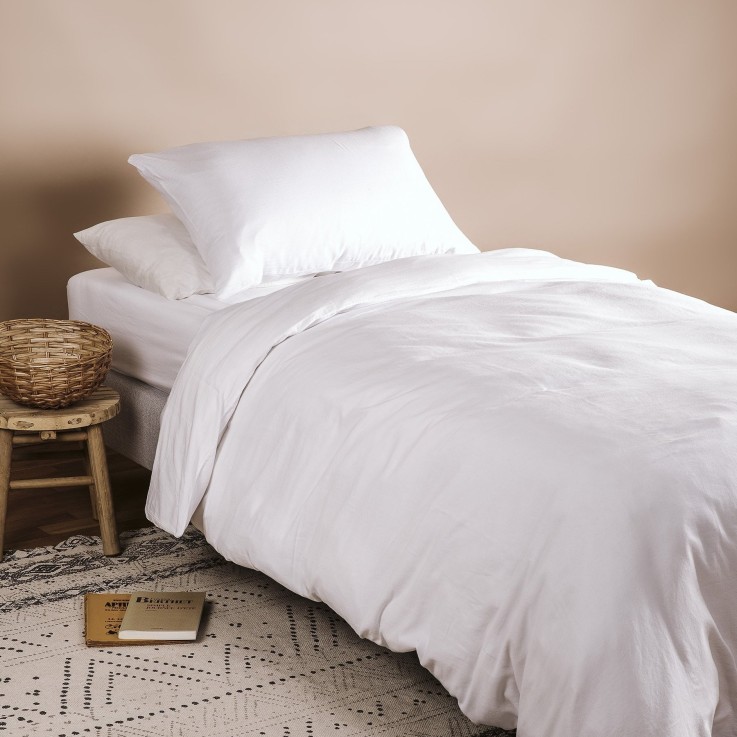Drap housse 1 personne pur Coton Bio