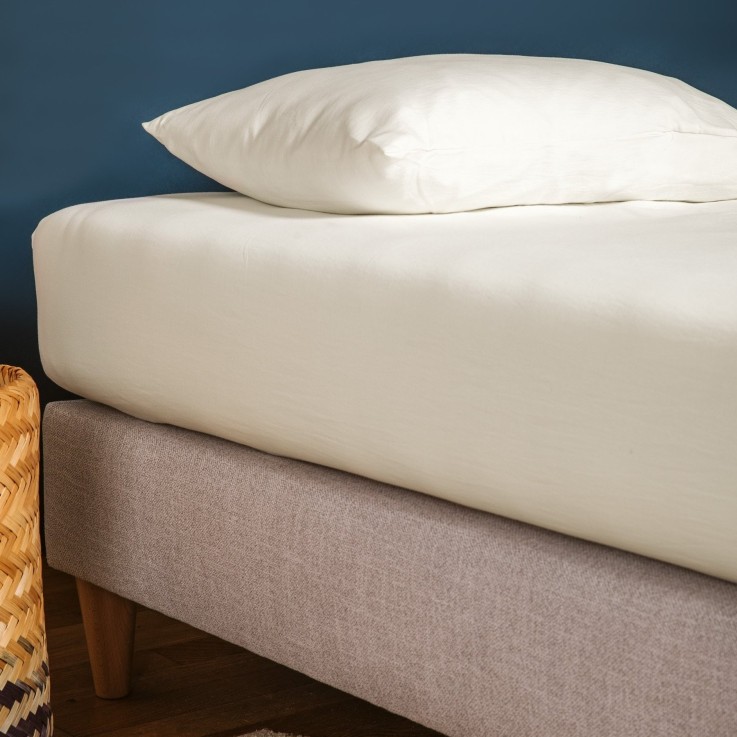 Drap housse pur Coton Bio 1 personne