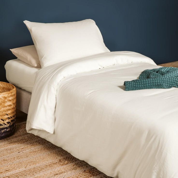 Drap housse pur Coton Bio 1 personne