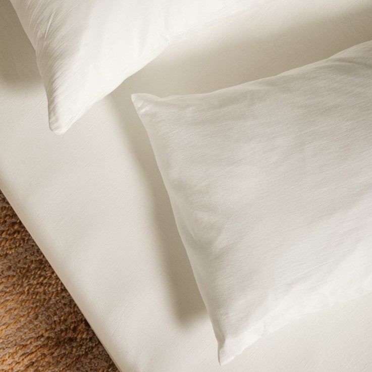 Drap housse pur Coton Bio 1 personne