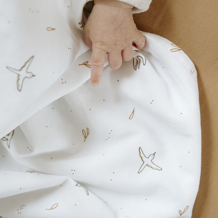 Drap housse Coton Bio pour landau L'envolée