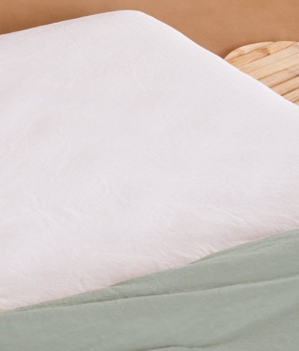 Drap housse Satin de Coton...