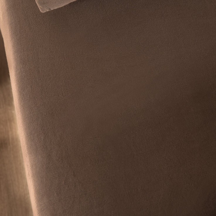 Drap housse Satin de Coton Bio lavé adulte