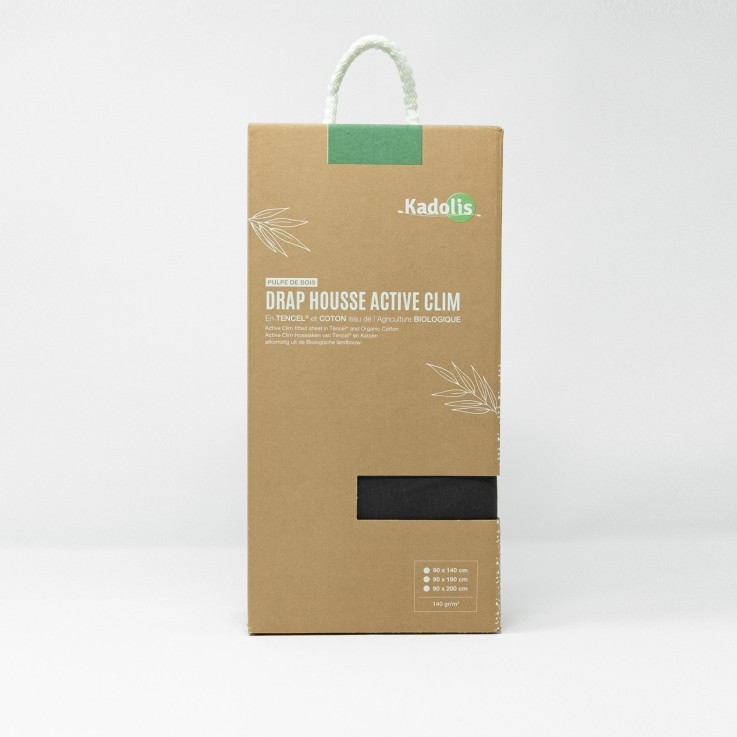Drap housse TENCEL™ et Coton Bio 1 personne