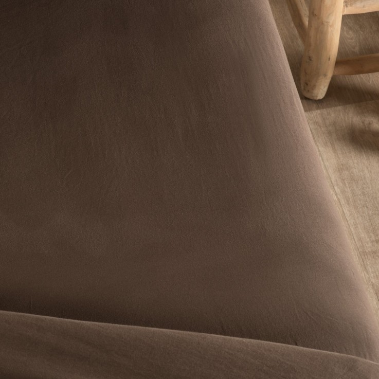 Drap housse Satin de Coton Bio lavé 1 personne