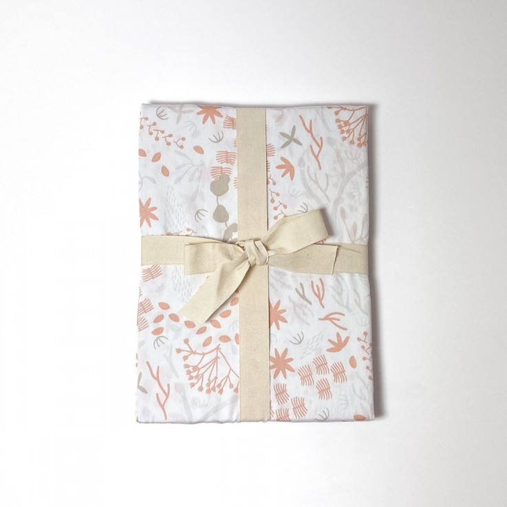 Drap plat 1 personne Coton Bio Yukari Douceur