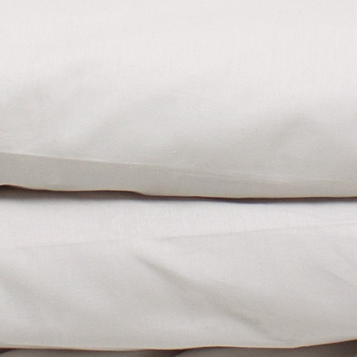 Housse de couette unie en Coton Bio pour lit 1 personne