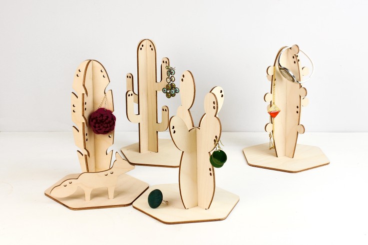 Porte-bijoux Iceberg en bois