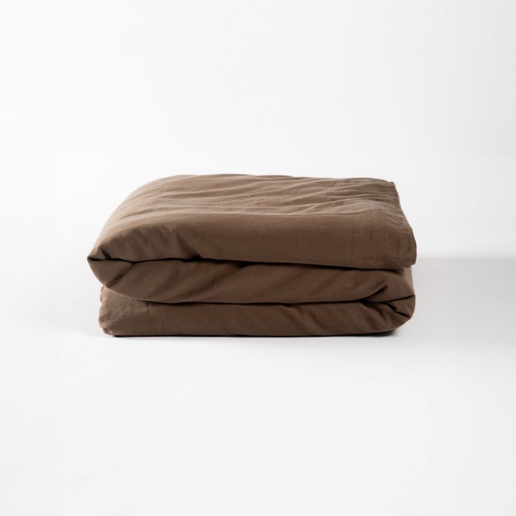 Housse de Couette bébé Satin de Coton Bio lavé