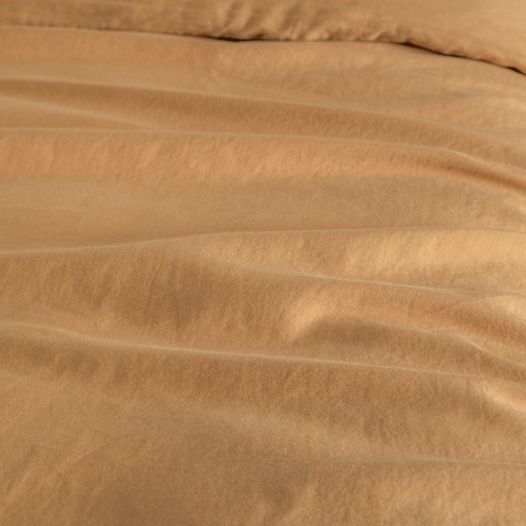 Housse de Couette bébé Satin de Coton Bio lavé