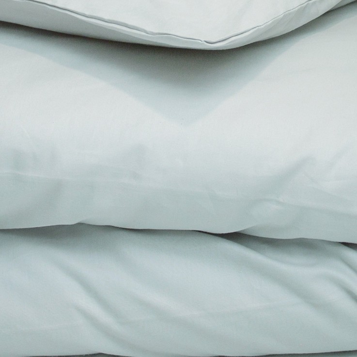 Housse de couette adulte en Coton Bio coloris uni