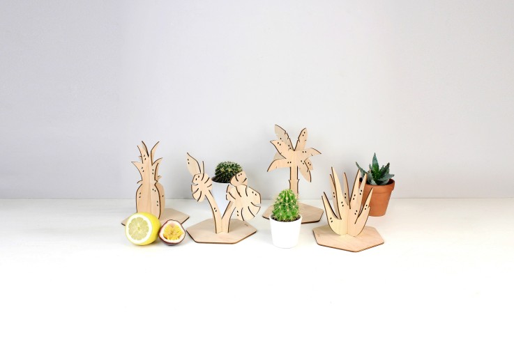Porte-bijoux Tropique Deliciosa en bois