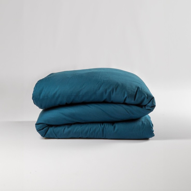 Housse de couette pur Coton Bio pour lit 1 personne