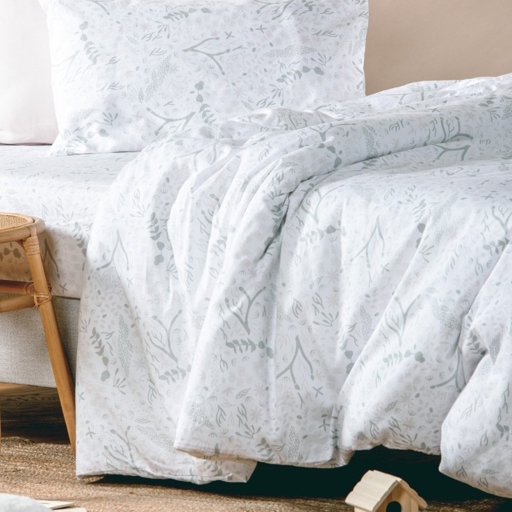Housse de couette en Coton Bio pour lit 1 personne Yukari Douceur