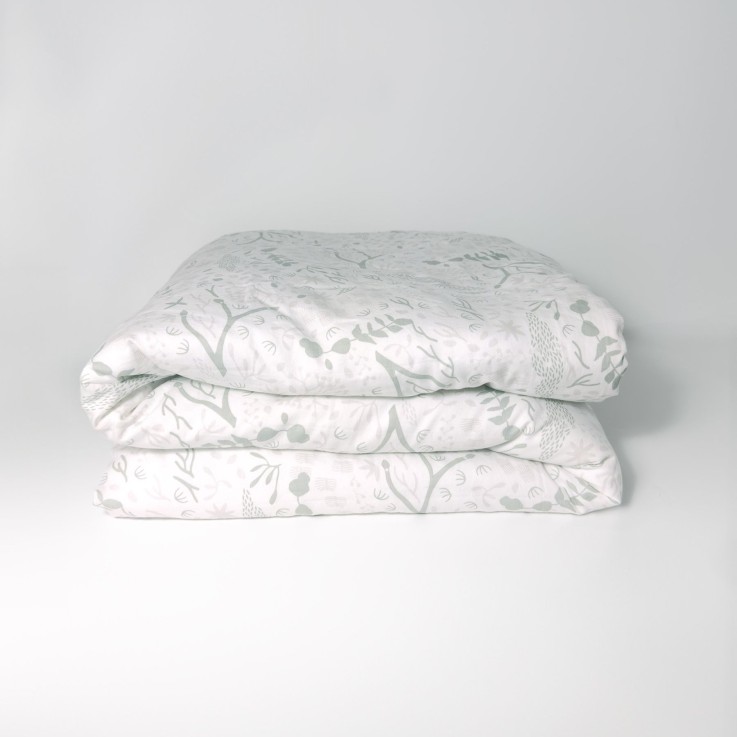 Housse de couette en Coton Bio pour lit 1 personne Yukari Douceur