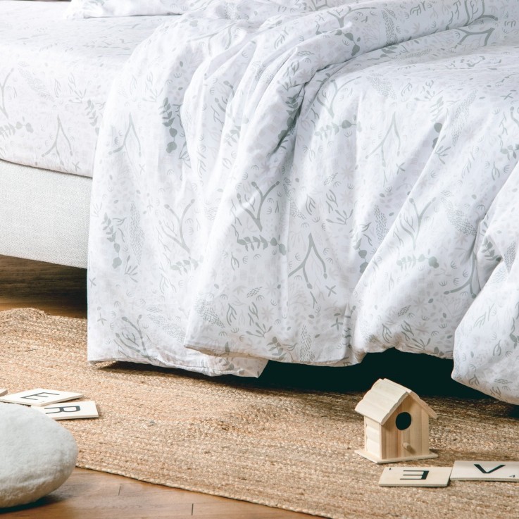 Housse de couette en Coton Bio pour lit 1 personne Yukari Douceur