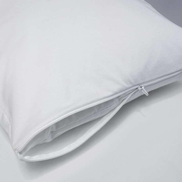 Protège oreiller Imperméable enveloppe Jersey Coton Bio