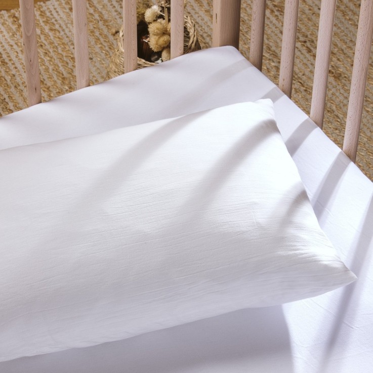 Taie d'oreiller pur Coton Bio