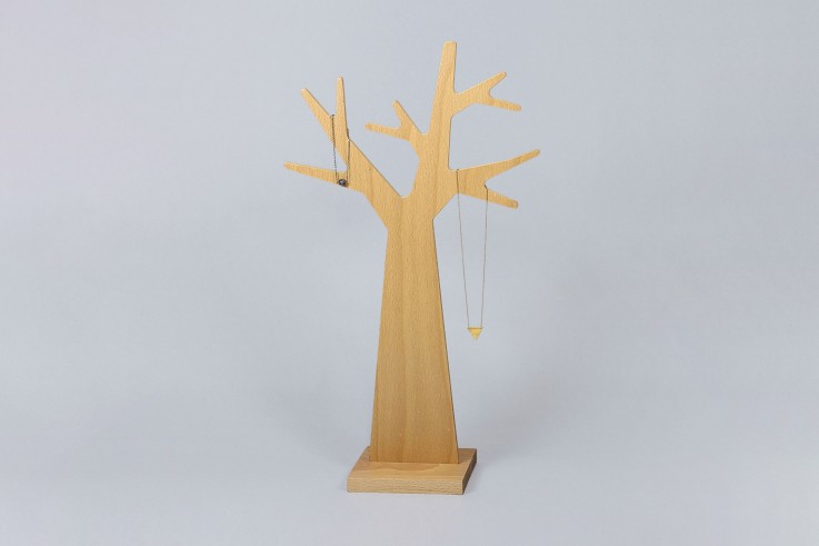 Arbre à bijoux en bois Grand Modèle - 65cm