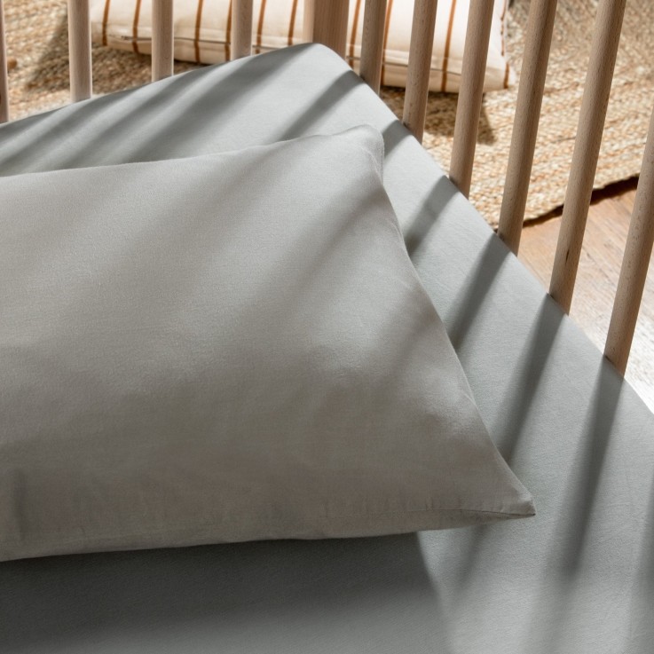 Taie d'oreiller pur Coton Bio