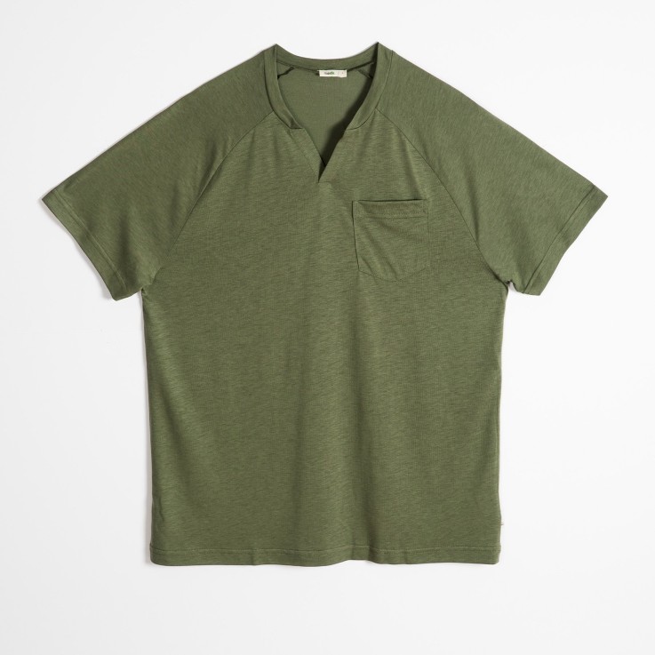 Haut de pyjama homme en Coton Bio et TENCEL™ Sonora