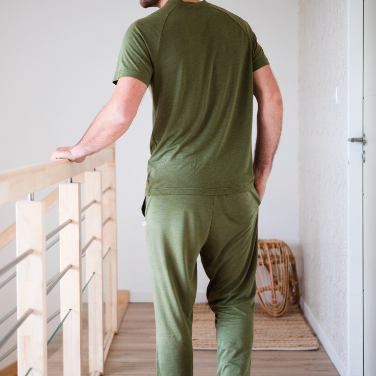 Haut de pyjama homme en Coton Bio et TENCEL™ Sonora