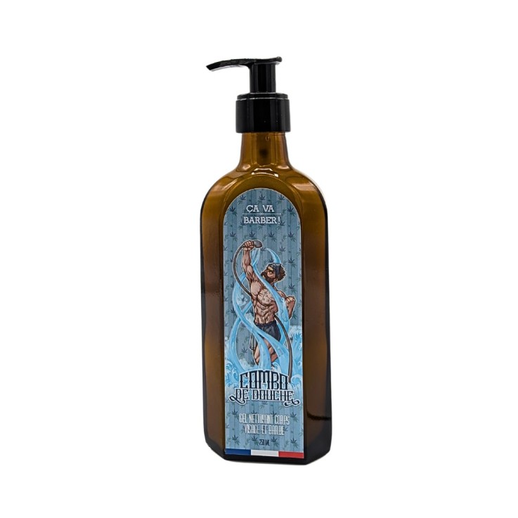 Gel nettoyant 3-en-1 à la Cannapothicaire Senteur Chanvre (250ml)