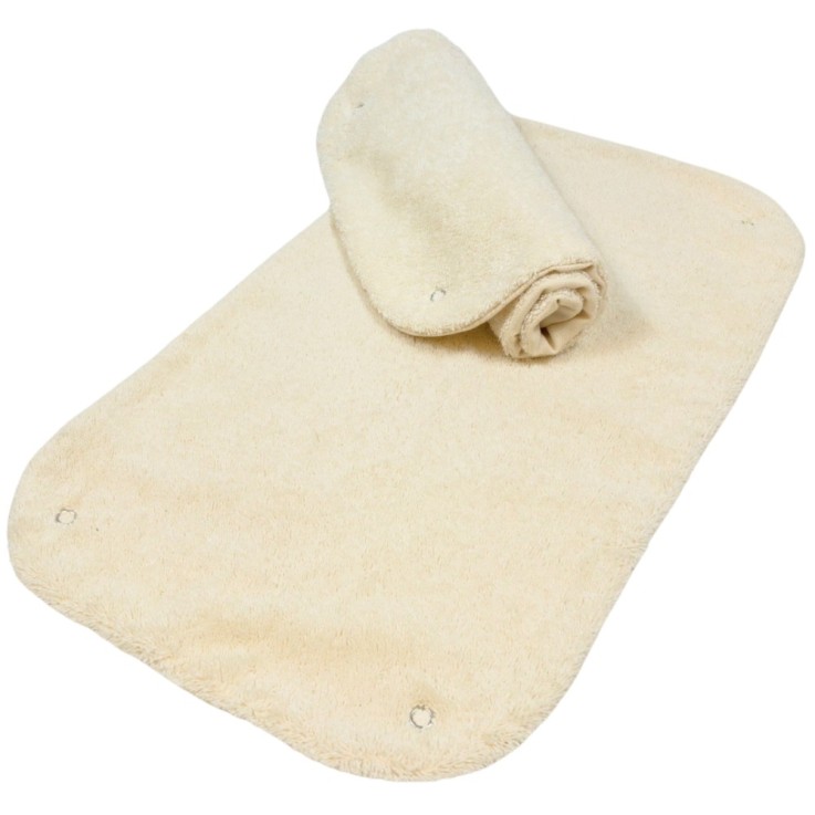 Lot de 2 tapis de rechange en éponge de coton bio pour housse de matelas