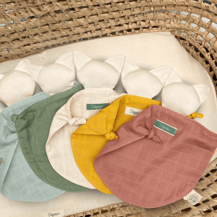 Doudou plat en coton bio
