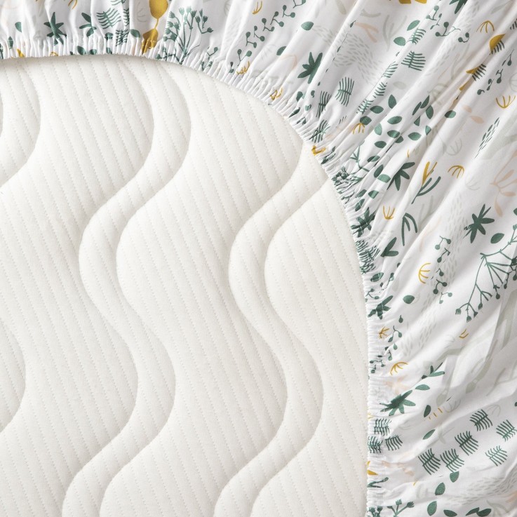 Drap housse Coton Bio pour landau Yukari Douceur