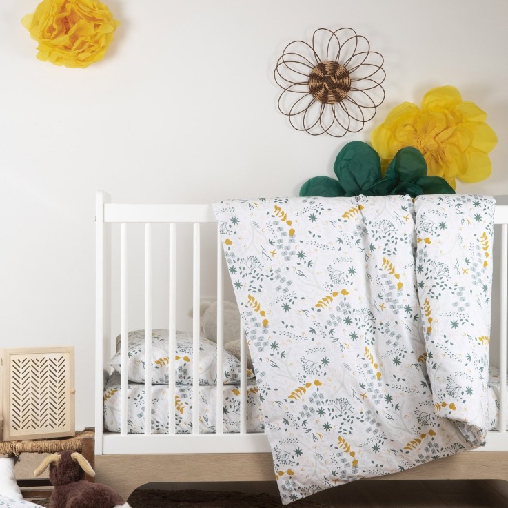 Drap housse Coton Bio pour Lit bébé Yukari Douceur