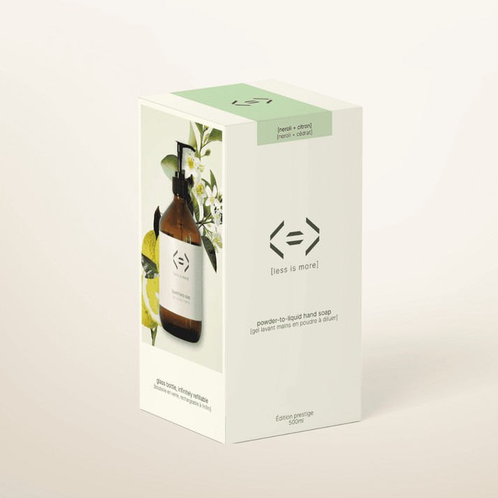 Coffret Gel lavant mains bouteille  + 2 recharges (250ml)