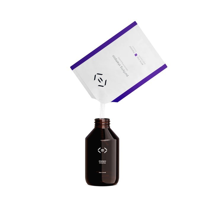 Shampoing pureté Rhassoul et Argile blanche en poudre à diluer (250ml)