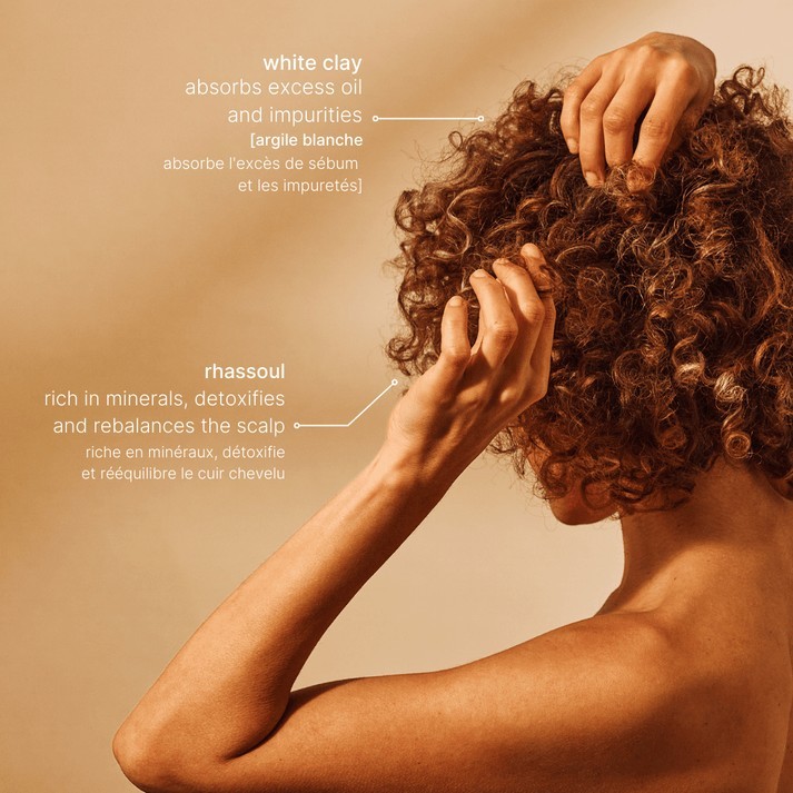 Shampoing pureté Rhassoul et Argile blanche en poudre à diluer (250ml)