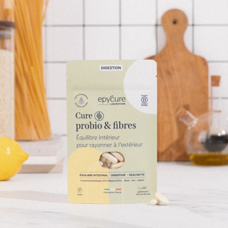 Cure Complexe probio et fibres (60 gélules) Vegan