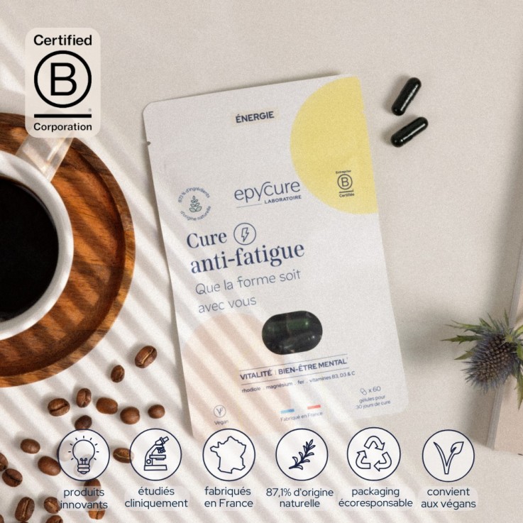 Cure Anti-fatigue (60 gélules) Vegan
