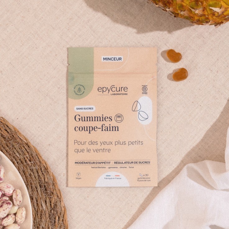 Gummies Coupe-faim sans sucres (30 gummies) Vegan